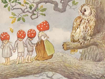 A manók gyermekei – Bagolyanya alkotó: Elsa Beskow