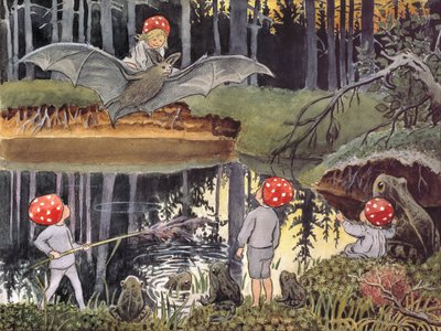 A manógyerekek: A denevér alkotó: Elsa Beskow