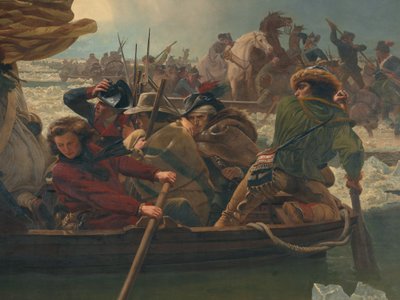 Washington átkelés a Delaware folyón, 1776. december 25 alkotó: Emanuel Gottlieb Leutze
