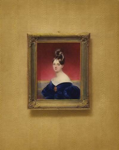 Louise Amelie badeni hercegnő portréja alkotó: Emanuel Thomas Peter