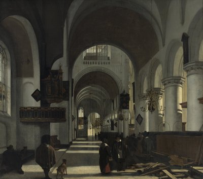 Egy templom belseje alkotó: Emanuel de Witte