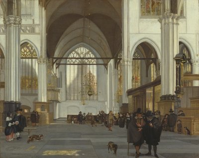A régi templom belseje, Amszterdam, 1659 alkotó: Emanuel de Witte