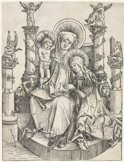 Szent Anna, a Szűz és Krisztus Gyermeke alkotó: Emanuel de Witte
