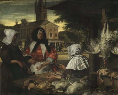 Madárpiac, Amszterdam alkotó: Emanuel de Witte
