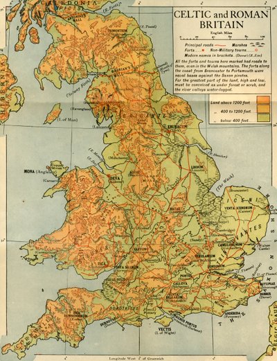 Kelta és római Nagy-Britannia, 1926. alkotó: Emery Walker