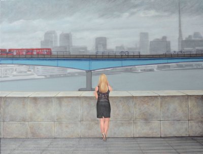Csengőhang, 2012 (olaj, vászon) alkotó: Emiko Aida