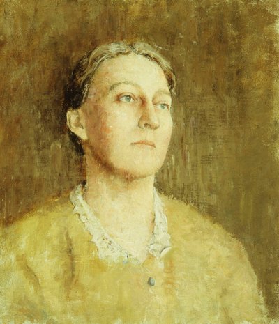 A művész feleségének portréja alkotó: Emil Carlsen