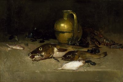 Csendélet halakkal, 1897 alkotó: Emil Carlsen