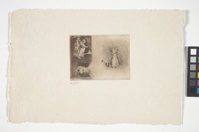 Három tanulmány (tinta) alkotó: Emil Carlsen