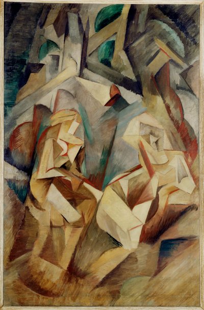 Fürdőzők (olaj, vászon) alkotó: Emil Filla