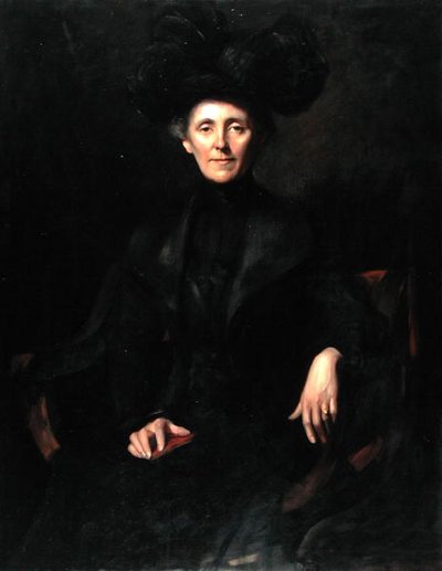 hölgy feketében alkotó: Emil Fuchs