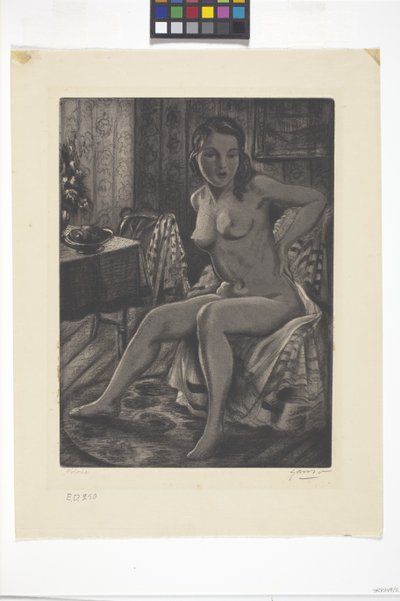 Dolores (akvatinta) alkotó: Emil Ganso