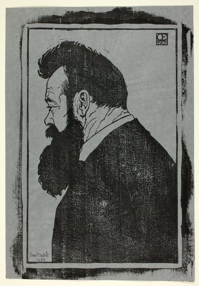 F. Hodler alkotó: Emil Orlik
