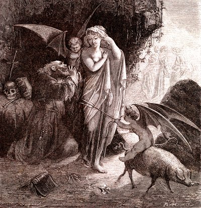 Szent ember. 1866 (metszet) alkotó: Emile Antoine Bayard