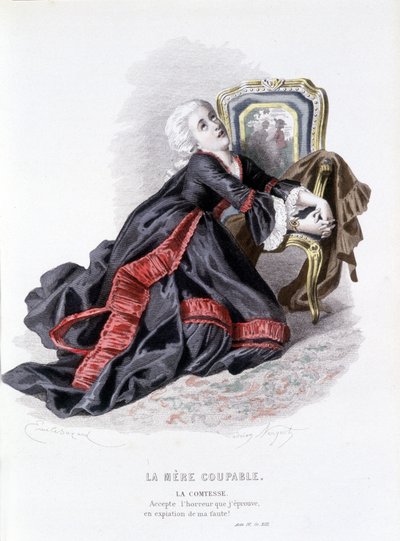 Beaumarchais (1732-1799) teljes munkája, Edouard Fournier, szerk. Laplace, Sanchez et Cie, Párizs 1876 (metszet) alkotó: Emile Antoine Bayard