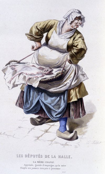 Beaumarchais (1732-1799) teljes munkája, Edouard Fournier. Emile Bayard rajza. Szerk. Laplace, Sanchez et Cie, Párizs 1876. Ez Chaplu anya a „The Deputies of the Hall”-ban. alkotó: Emile Antoine Bayard
