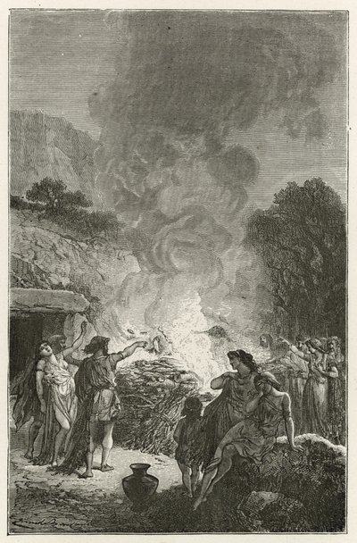 Temetés a vaskorban alkotó: Emile Antoine Bayard