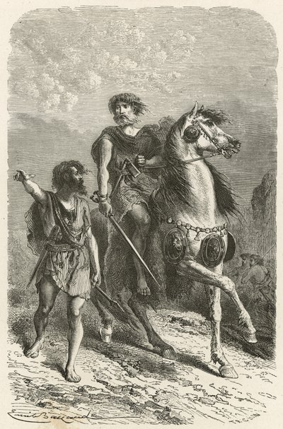 Harcosok a bronzkorban alkotó: Emile Antoine Bayard
