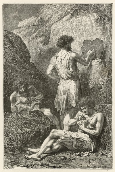 Raffaello és Michelangelo előfutárai, avagy a rajz és szobrászat születése a rénszarvasok korában alkotó: Emile Antoine Bayard