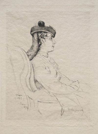 Utazási szuvenír, 1874. alkotó: Charles Emile Auguste Carolus Duran