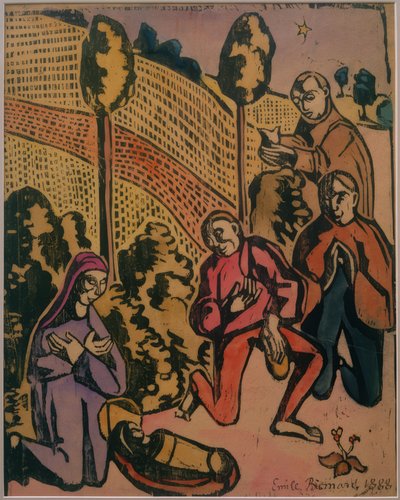 A Pásztorok imádata alkotó: Emile Bernard