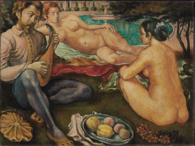 A szerelem udvara, 1890 alkotó: Emile Bernard