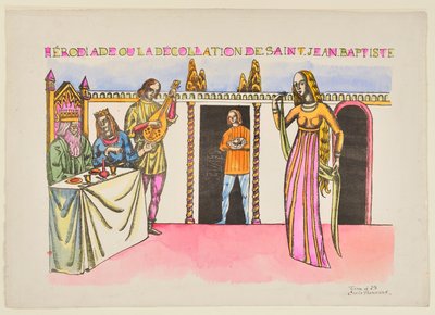 Heródiás, avagy Keresztelő Szent János lefejezése alkotó: Emile Bernard