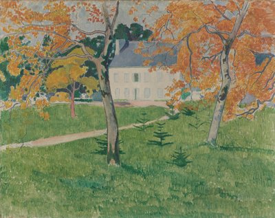 Ház a fák között. Pont-Aven, 1888 alkotó: Emile Bernard