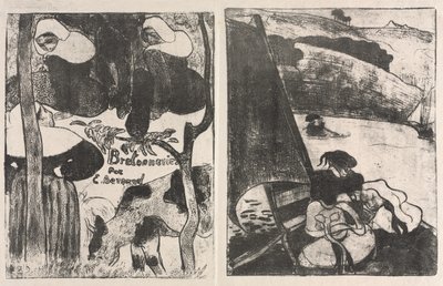 Les Bretonneries: Címlap és A visszatérés a zarándoklatról alkotó: Emile Bernard
