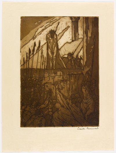 40. szám – „Töviskoronás, skarlátvörös ruhába öltözött Krisztus.” alkotó: Emile Bernard