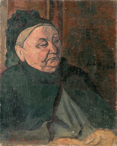 A művész nagyanyjának portréja, 1887 alkotó: Emile Bernard