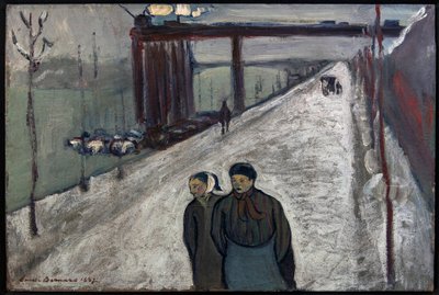 Quai de Clichy – 1887 (olaj, vászon) alkotó: Emile Bernard