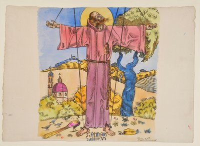 Assisi Szent Ferenc alkotó: Emile Bernard