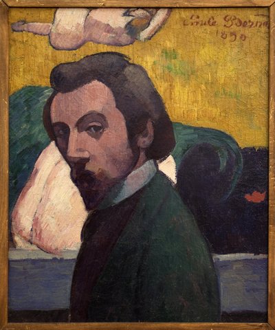 Önarckép. Emile Bernard (1868-1941) festménye. Olajfestmény alkotó: Emile Bernard
