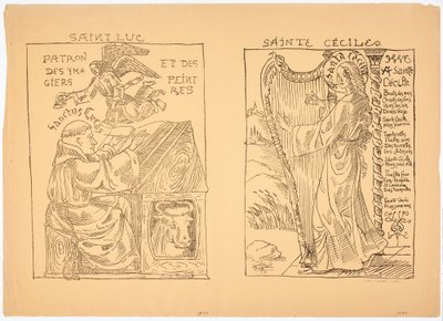 Szent Lukács alkotó: Emile Bernard