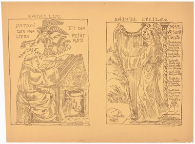 Szent Lukács alkotó: Emile Bernard