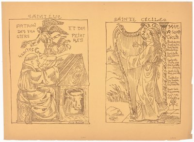 Der heilige Lukas alkotó: Emile Bernard