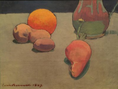 Csendélet narancssárga alkotó: Emile Bernard