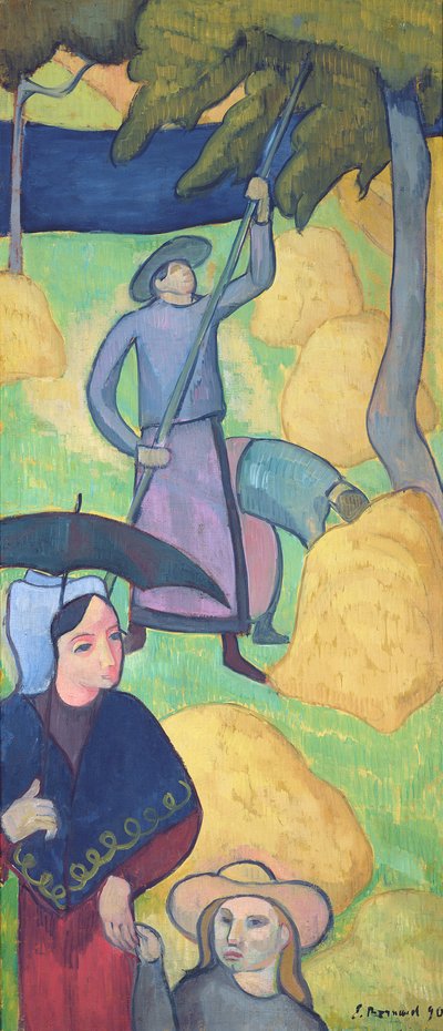 Az almaszüret, 1890 alkotó: Emile Bernard