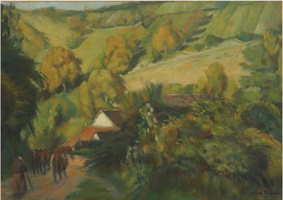 A leszállás Molosmesba, 1907 alkotó: Emile Bernard