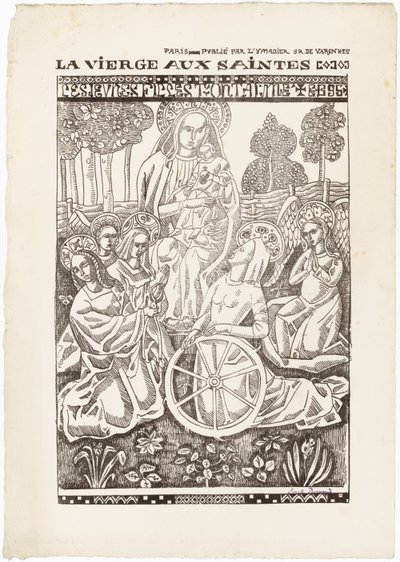 A szent szüzek alkotó: Emile Bernard