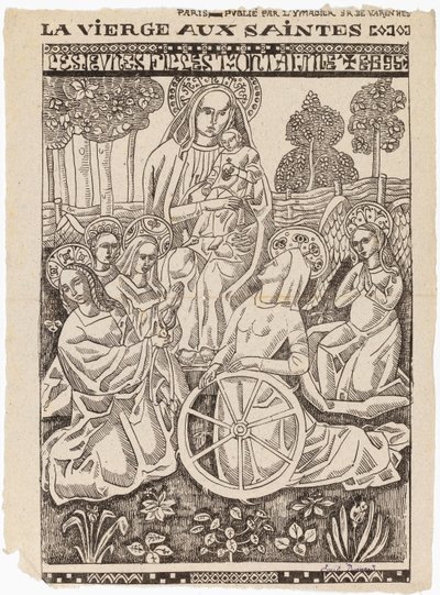 A szent szüzek alkotó: Emile Bernard