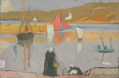 A Saint-Briaci kikötő, 1887 alkotó: Emile Bernard