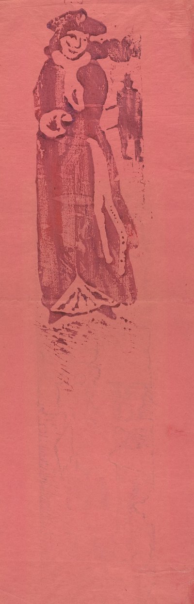 Muffos nő (La Dame au Manchon) alkotó: Emile Bernard