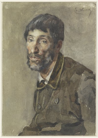 Egy férfi portréja alkotó: Emile Charles Wauters