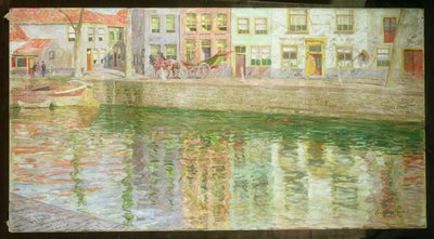 A csatorna túloldalán, 1900 alkotó: Emile Claus