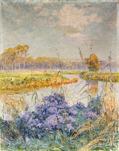La Lys – De Leie, 1902-ben született alkotó: Emile Claus