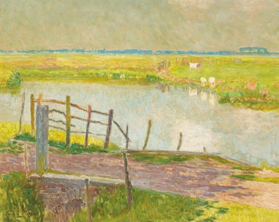 A kerítés alkotó: Emile Claus