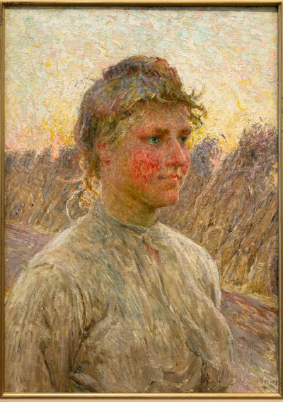 Fiatal gazda felesége alkotó: Emile Claus
