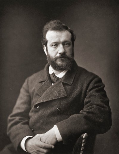 Félix Henri Bracquemond. Portré. alkotó: Emile Courtin